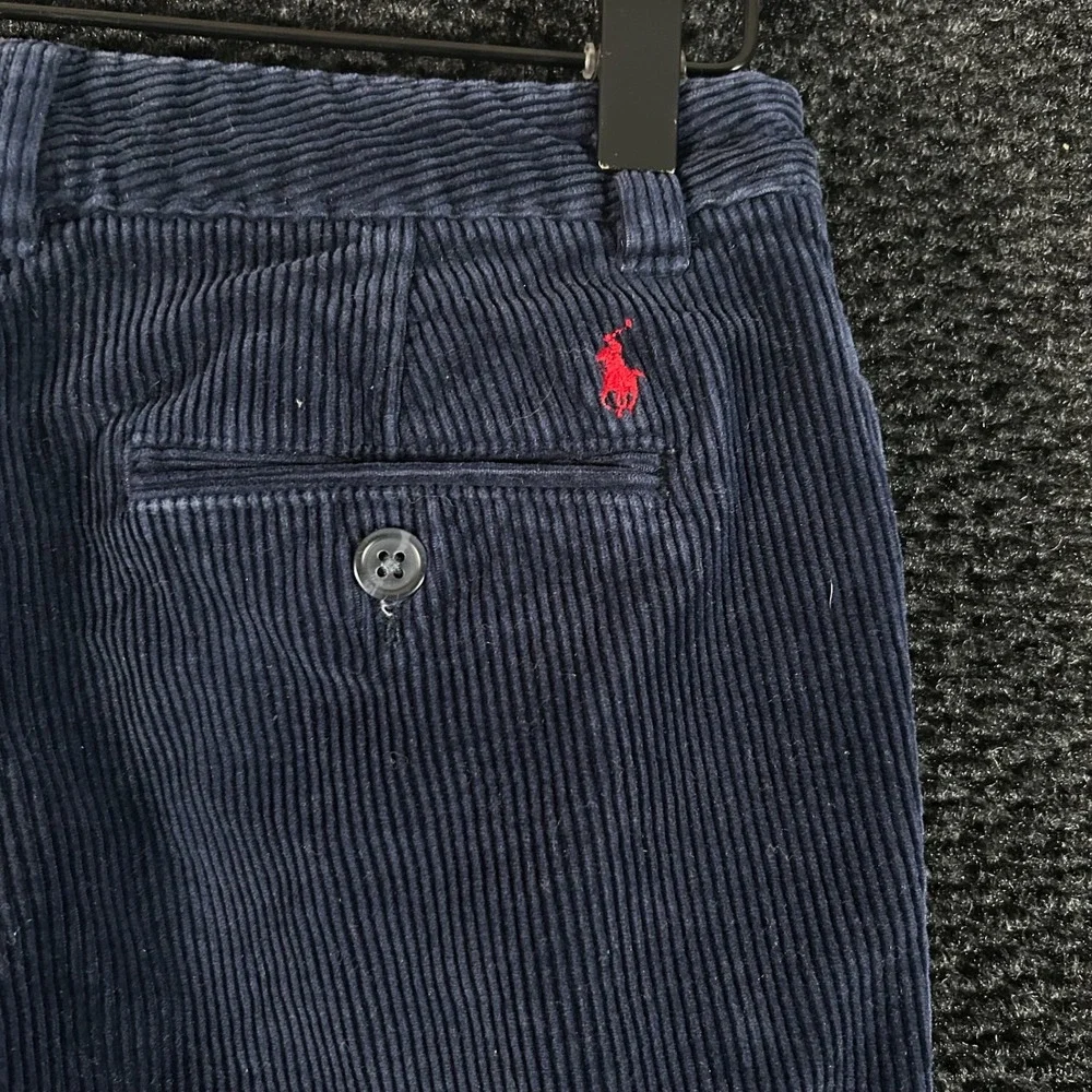 Polo‎ Ralph Lauren Kids Navy Corduroy Pants Size 10 Embroidered Pony